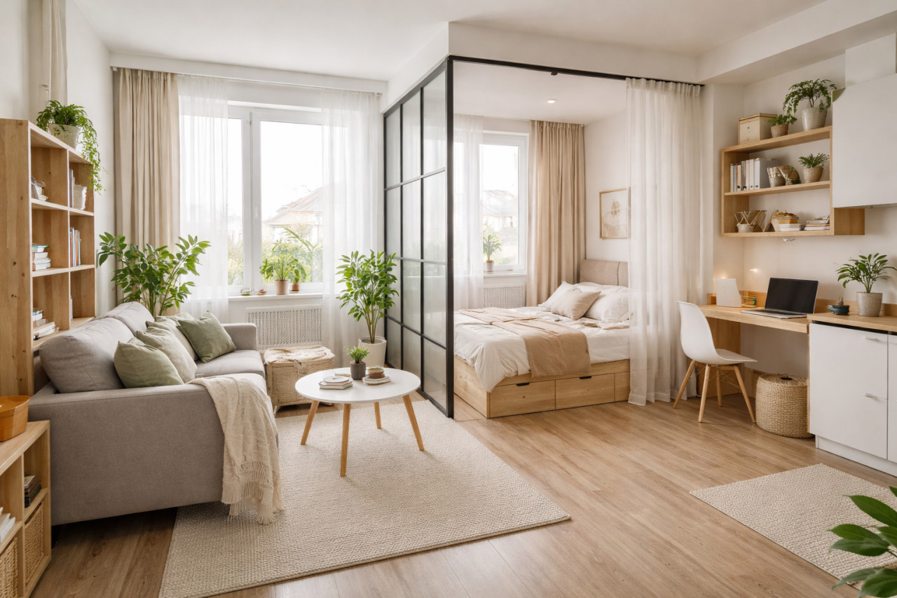 Как из однушки сделать комфортное пространство? | kn.kz