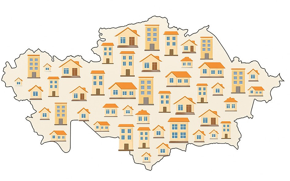 В Казахстане увеличилась общая площадь введённого жилья | kn.kz