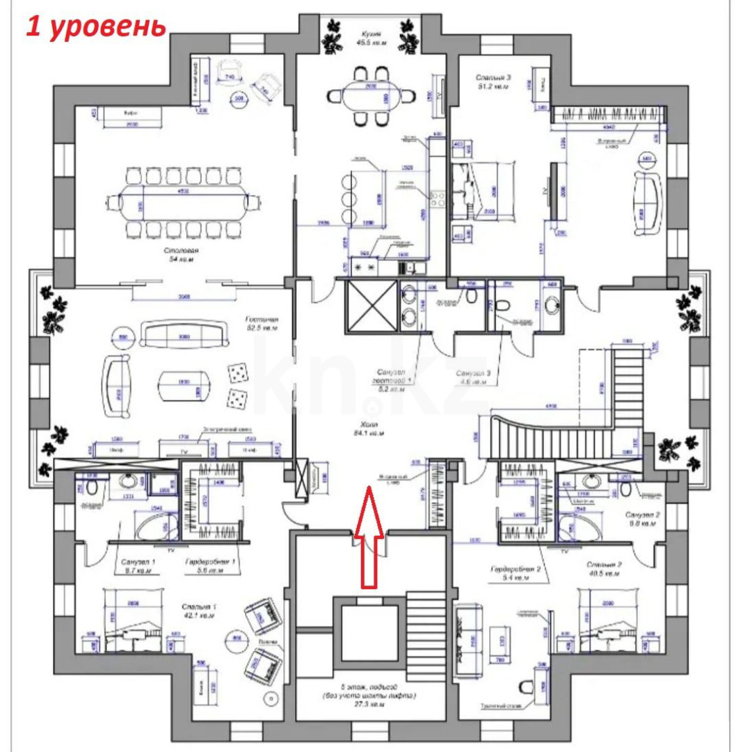 Продажа 8-комнатной квартиры 800 м в Астане, Ташенова, дом 10/2 за 300 000  000 ₸ - объявление 3119398 | Kn.kz