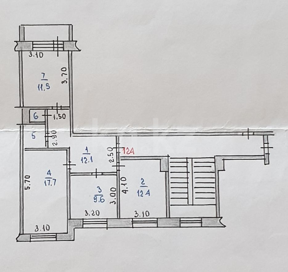 Продажа 3-комнатной квартиры 68 м в Костанае, Сералина, дом 42 за 26 000  000 ₸ - объявление 3121696 | Kn.kz