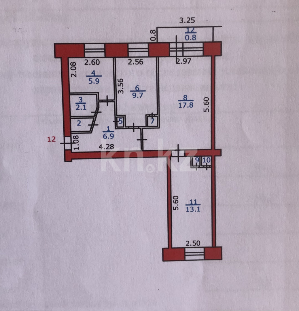 Продажа 3-комнатной квартиры 59 м в Риддере, 3 мкр-н, дом 18 за 18 000 000  ₸ - объявление 3223899 | Kn.kz