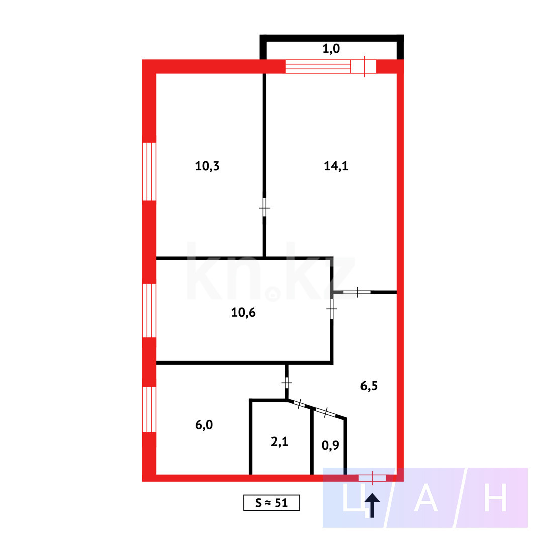 Продажа 3-комнатной квартиры 52 м в Караганде, 15 мкр-н за 11 500 000 ₸ -  объявление 3213773 | Kn.kz