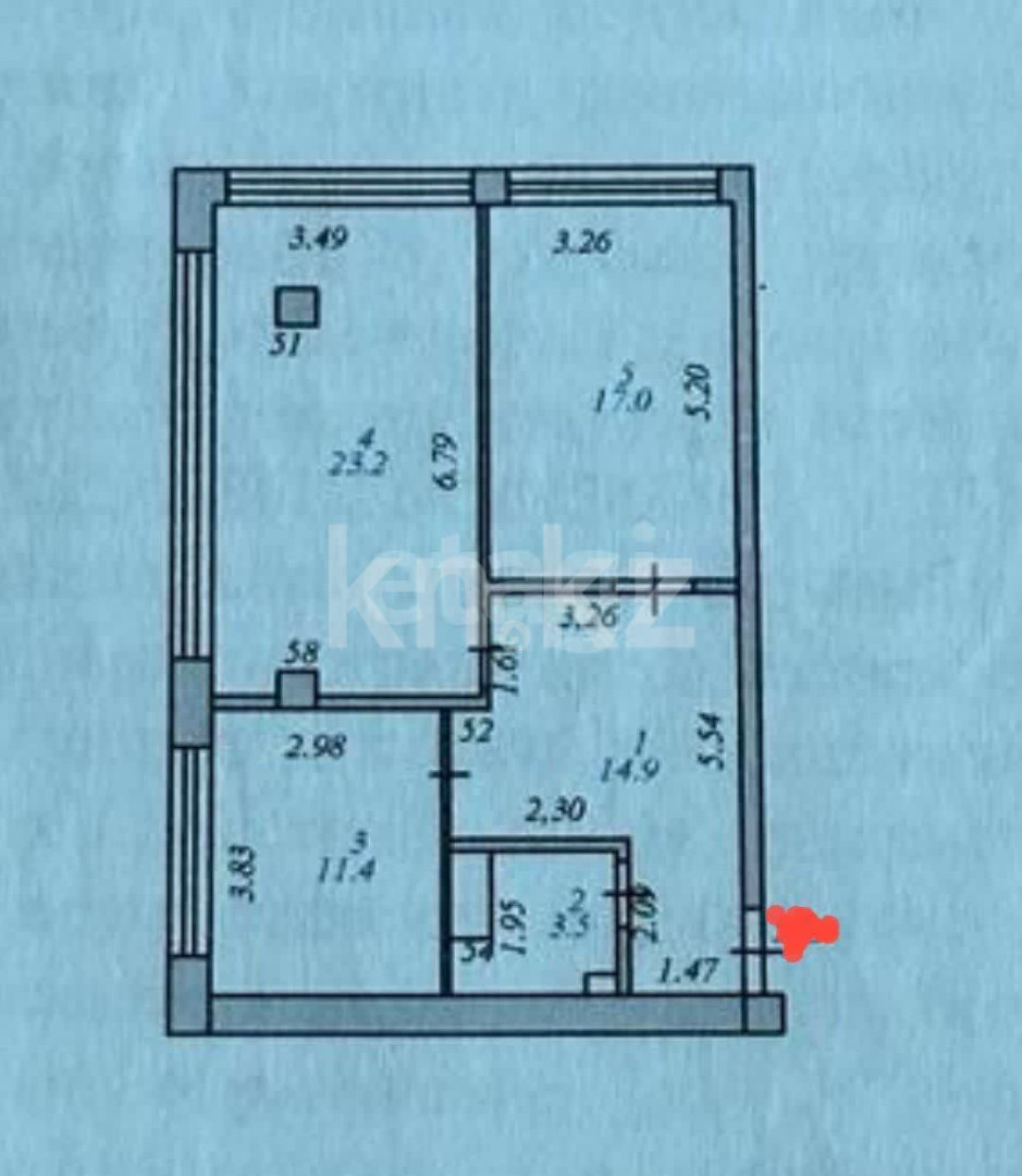 Продажа 2-комнатной квартиры 70 м в Астане, Момышулы, дом 14 за 30 500 000  ₸ - объявление 3365288 | Kn.kz