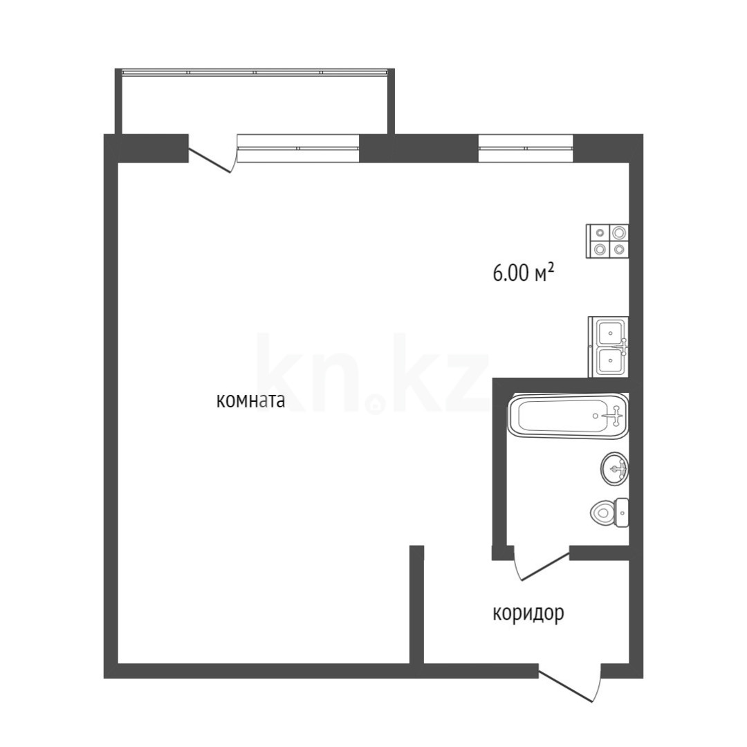 Продажа 1-комнатной квартиры 33 м в Петропавловске, Интернациональная, дом  24 за 15 400 000 ₸ - объявление 3372077 | Kn.kz