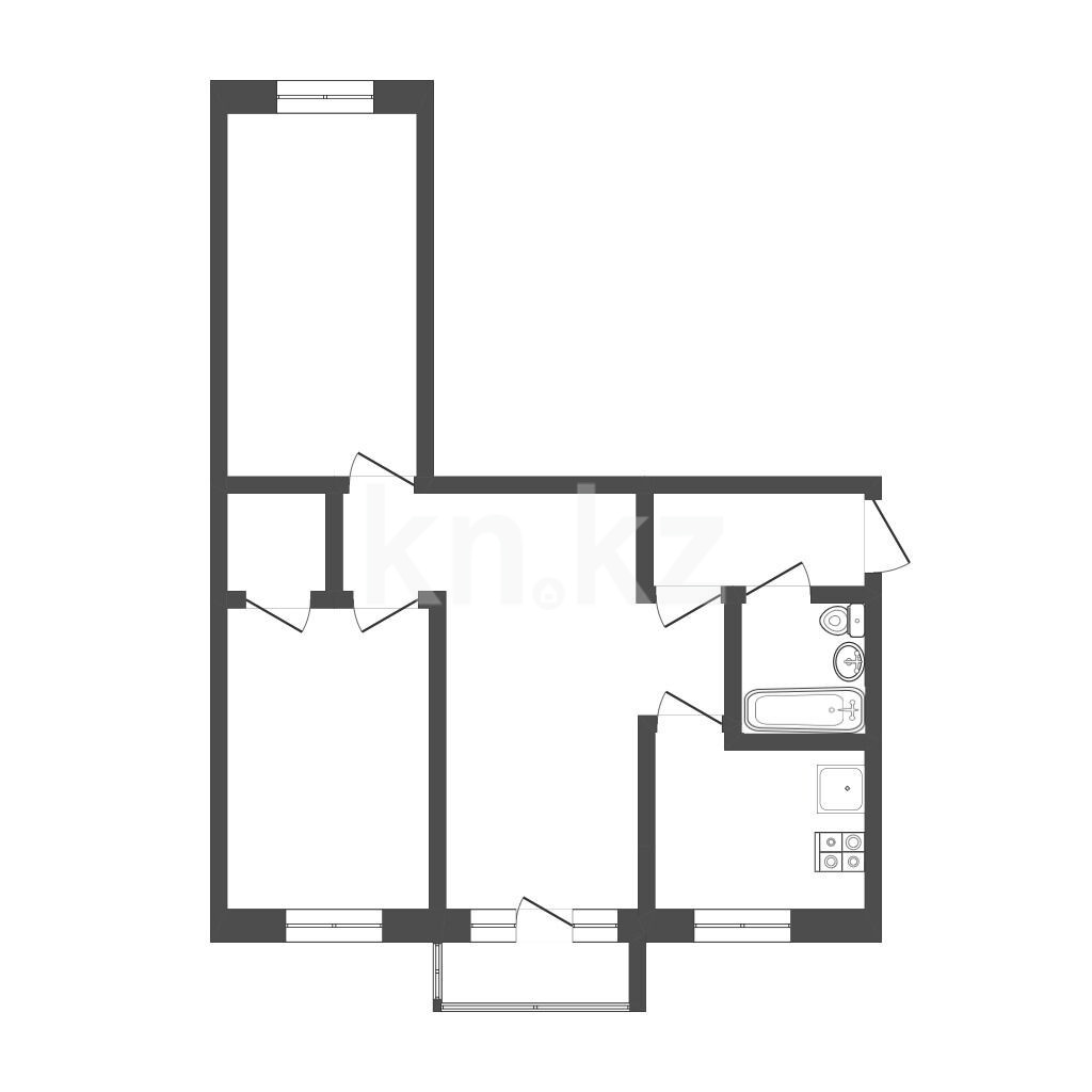 Продажа 3-комнатной квартиры 59 м в Петропавловске, Заводская, дом 18 за 23  000 000 ₸ - объявление 3377245 | Kn.kz