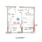 Продажа 2-комнатной квартиры, 52.43 м, Мухамедханова, дом 4б в Астане - фото 4