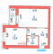 Продажа 2-комнатной квартиры, 46.6 м, Нажимеденова, дом 20 в Астане - фото 11