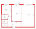 Продажа 2-комнатной квартиры, 42 м, Восток-2 мкр-н в Караганде - фото 12