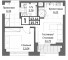 Продажа 1-комнатной квартиры, 43.34 м, Кордай, дом 89 в Астане - фото 6