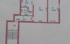 Продажа 2-комнатной квартиры, 43 м, Абая, дом 16а