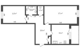Продажа 2-комнатной квартиры, 54 м, Володарского, дом 94