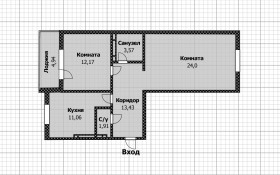 Продажа 2-комнатной квартиры, 69 м, Кумисбекова, дом 9а