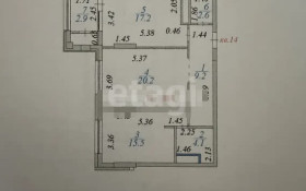 Продажа 2-комнатной квартиры, 70 м, Мангилик Ел, дом 37
