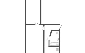 Продажа 2-комнатной квартиры, 44 м, Шухова, дом 1