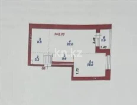 Продажа 1-комнатной квартиры, 58.5 м² - Продажа однокомнатных квартир в кирпичном доме в Казахстане - страница 3 фото 1 из 1
