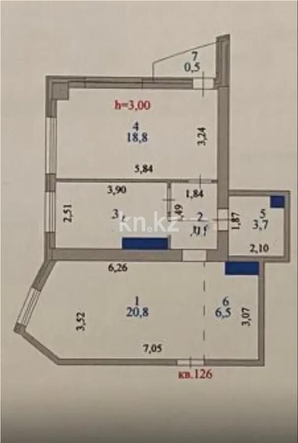 Продажа 3-комнатной квартиры, 65 м² - Продажа квартир в монолитно-каркасном доме в Астане - страница 108 фото 5 из 5