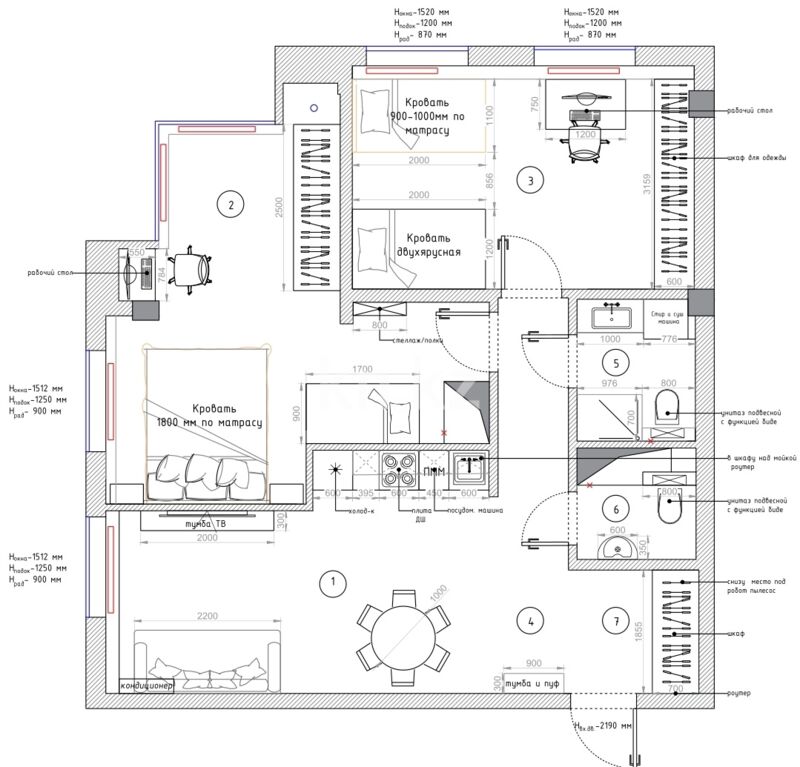 Продажа 3-комнатной квартиры, 73.7 м² - Продажа трехкомнатных квартир в монолитном доме в Казахстане - страница 10 фото 4 из 24