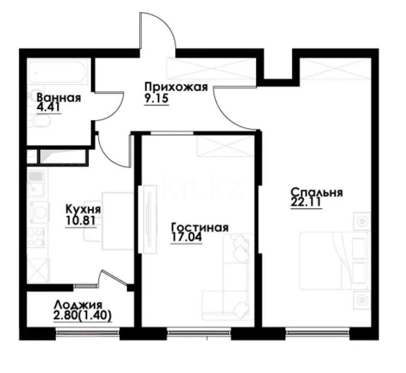 Продажа 2-комнатной квартиры, 65 м² - Продажа действующего бизнеса в Костанае фото 1 из 1