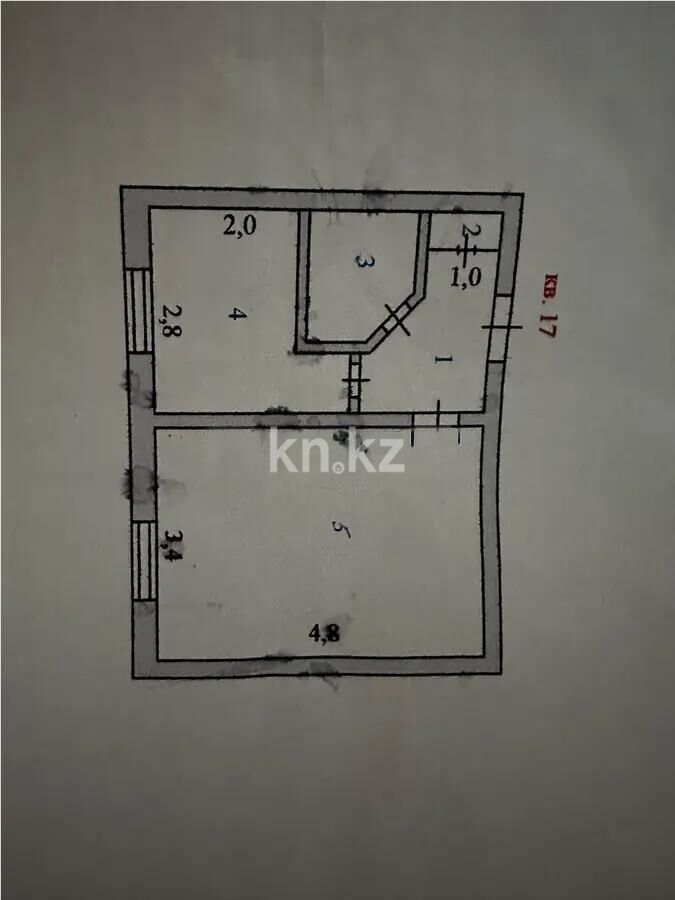 Продажа 1-комнатной квартиры, 28.3 м² - Продажа однокомнатных квартир в р-не Сарыарка Астаны - страница 12 фото 5 из 5