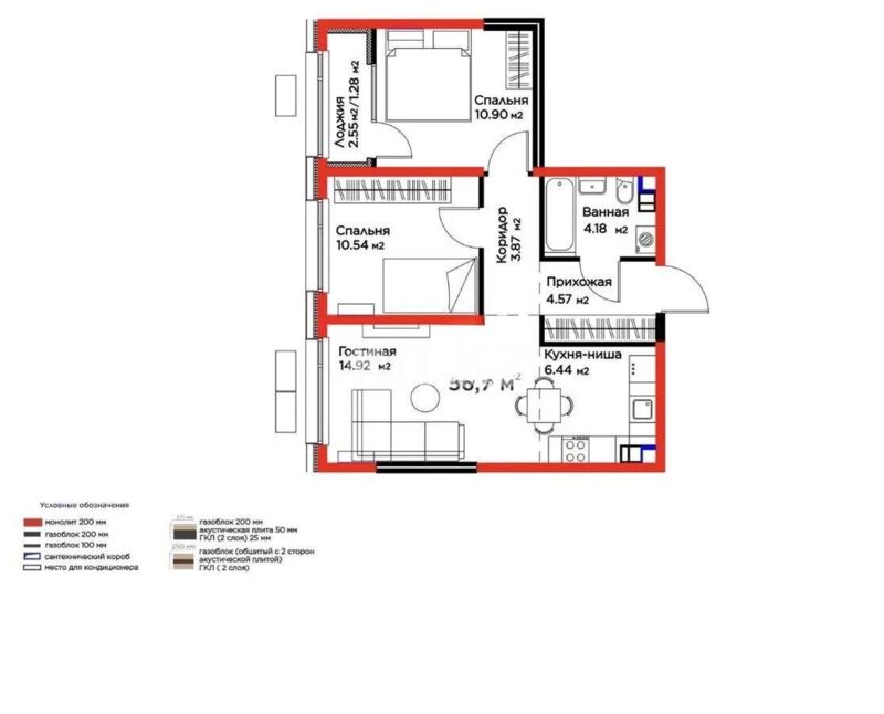 Продажа 3-комнатной квартиры, 56.5 м² - Продажа квартир в Казахстане - страница 203 фото 1 из 1