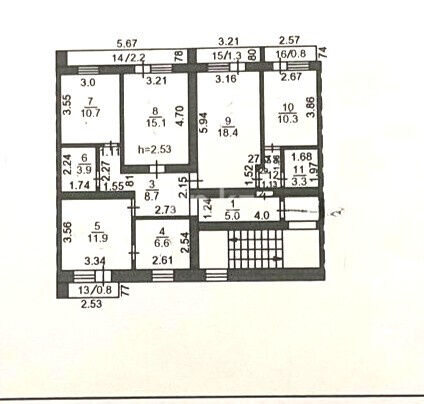 Продажа 5-комнатной квартиры, 101.4 м² - Продажа квартир в Михайловке Караганды - страница 4 фото 39 из 39