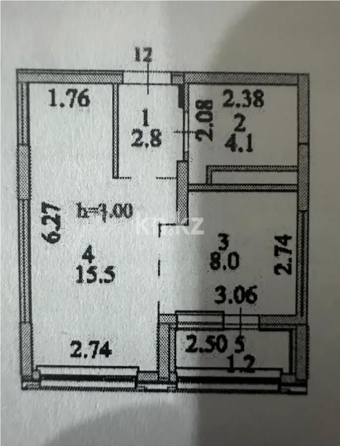 Продажа 1-комнатной квартиры, 34 м² - Продажа квартир в панельном доме в Астане - страница 13 фото 1 из 1