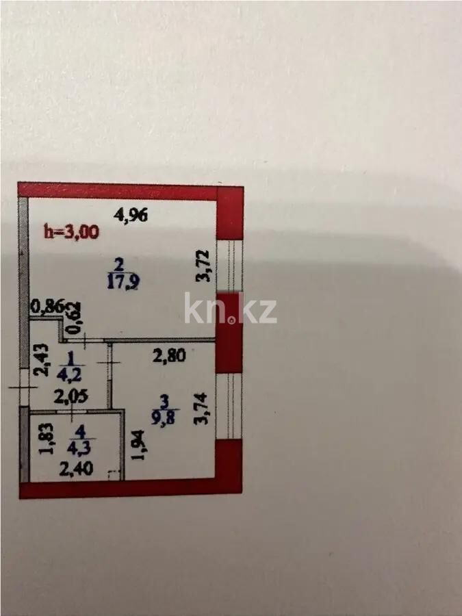 Продажа 1-комнатной квартиры, 36.2 м² - Продажа квартир в кирпичном доме в Астане - страница 220 фото 4 из 4