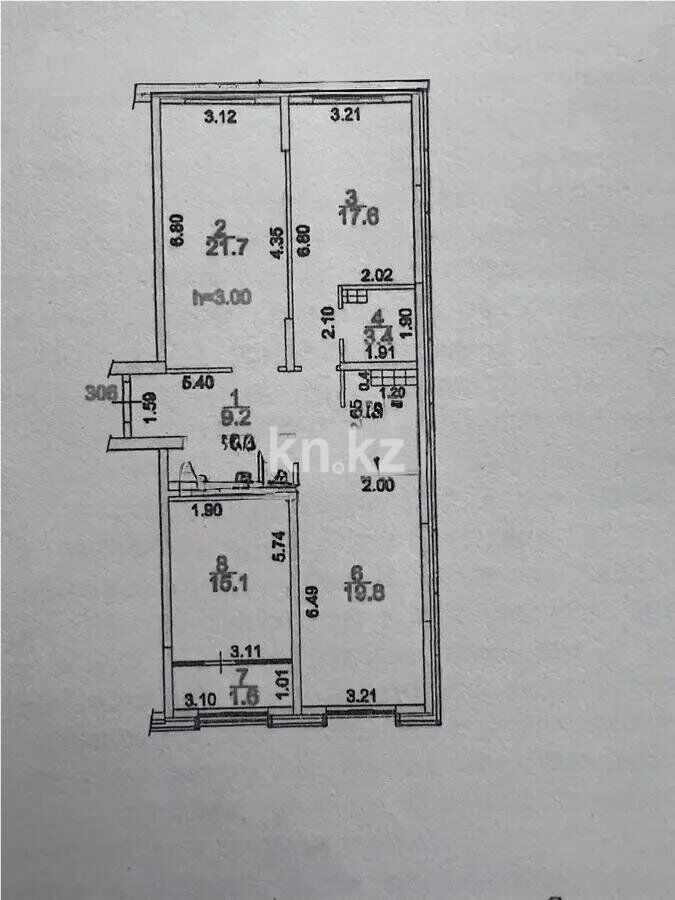 Продажа 3-комнатной квартиры, 95 м² - Продажа квартир в Казахстане - страница 82 фото 9 из 9