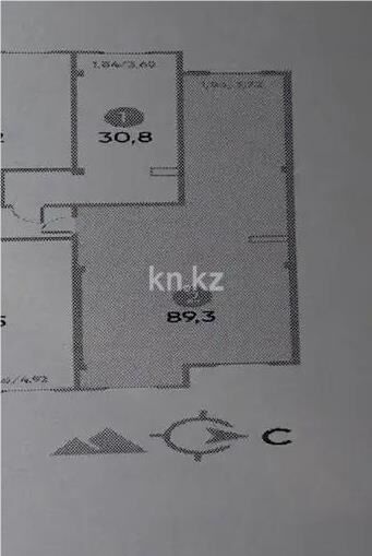 Продажа 4-комнатной квартиры, 89.3 м² - Продажа четырехкомнатных квартир в Ауэзовском р-не Алматы - страница 4 фото 1 из 1