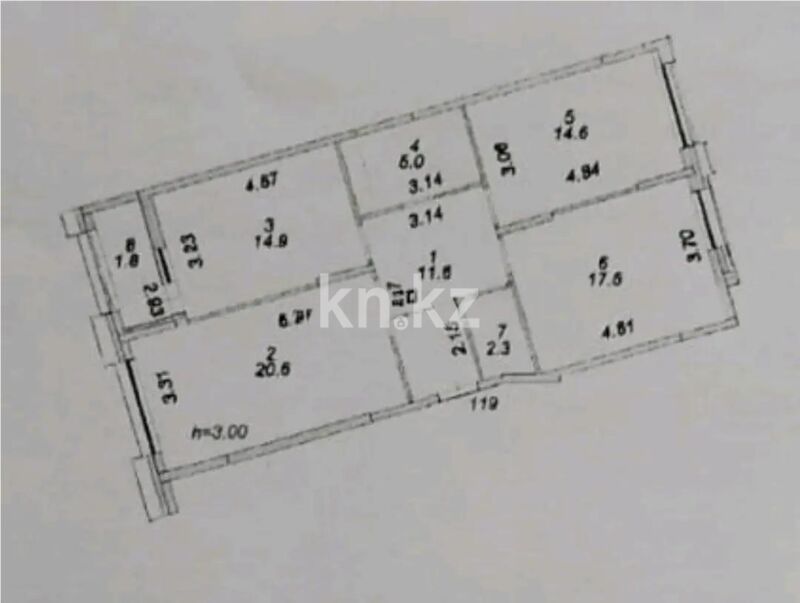 Продажа 3-комнатной квартиры, 90 м² - Продажа квартир от собственников в Астане - страница 12 фото 1 из 1