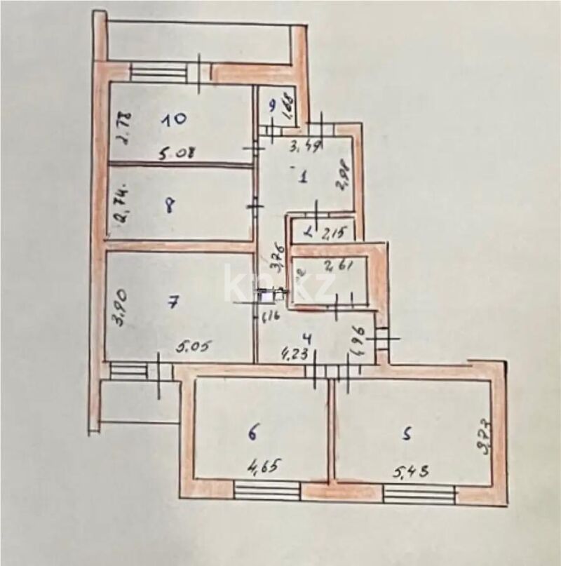 Продажа 4-комнатной квартиры, 130 м² - Продажа четырехкомнатных квартир в кирпичном доме в Казахстане - страница 18 фото 1 из 1