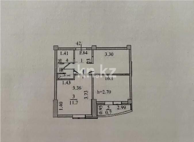 Продажа 1-комнатной квартиры, 36 м² - Продажа квартир в Казахстане - страница 47 фото 4 из 4