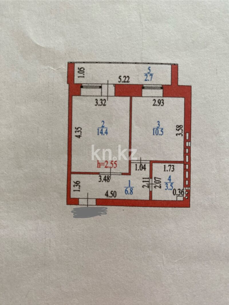 Продажа 1-комнатной квартиры, 37.9 м² - Продажа однокомнатных квартир в р-не Сарыарка Астаны - страница 23 фото 3 из 14