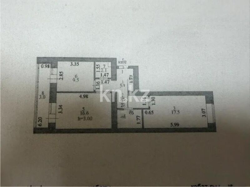 Продажа 2-комнатной квартиры, 62 м² - Продажа двухкомнатных квартир в кирпичном доме в Казахстане - страница 5 фото 1 из 1
