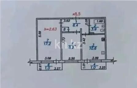 Продажа 2-комнатной квартиры, 50 м² - Продажа двухкомнатных квартир в кирпичном доме в Казахстане - страница 9 фото 6 из 6
