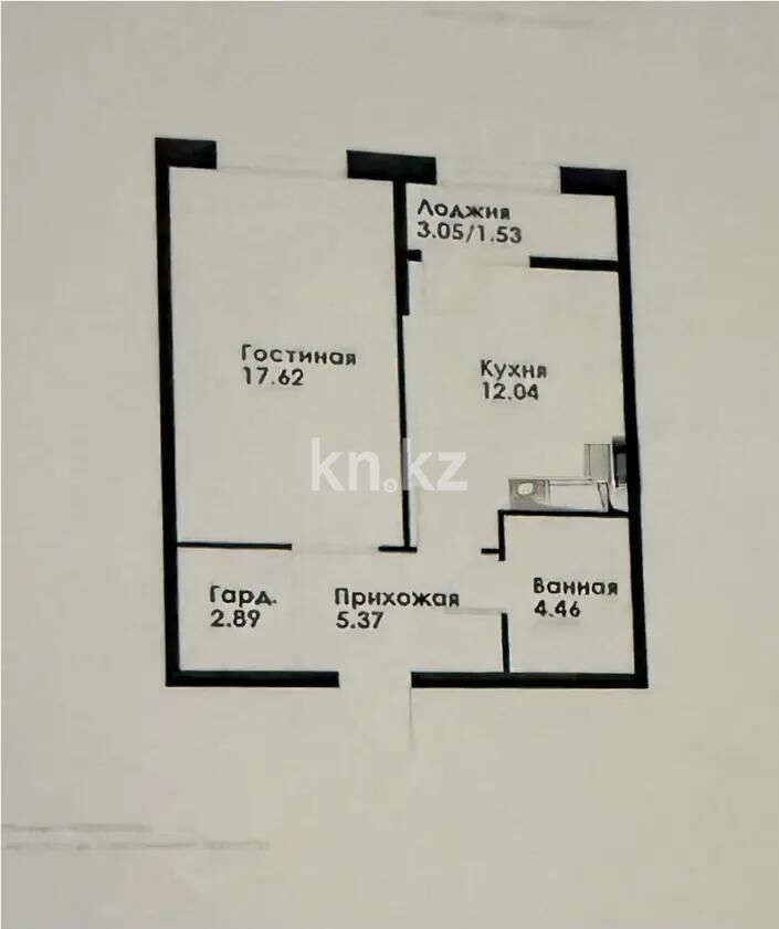 Продажа 1-комнатной квартиры, 43.91 м² - Продажа однокомнатных квартир в Алатауском р-не Алматы - страница 23 фото 1 из 1