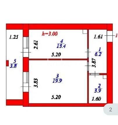 Продажа 2-комнатной квартиры, 48 м² - Продажа квартир в Казахстане - страница 19 фото 3 из 3