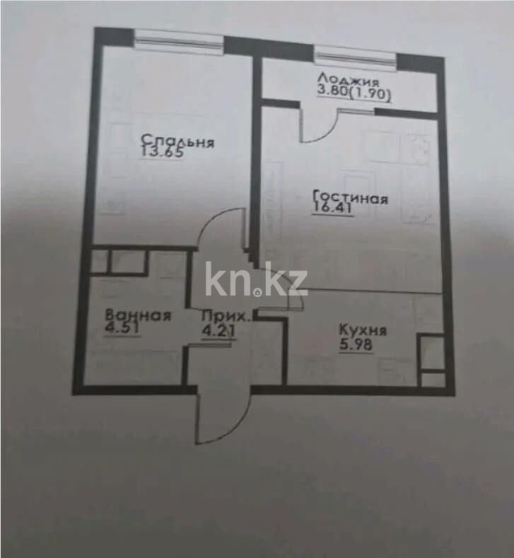 Продажа 2-комнатной квартиры, 46.66 м² - Продажа квартир от собственников в Алматы - страница 35 фото 1 из 1
