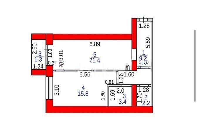 Продажа 2-комнатной квартиры, 53 м² - Продажа двухкомнатных квартир от собственников в Караганде - страница 25 фото 6 из 6
