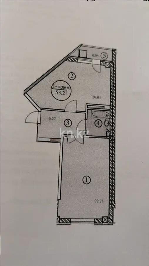 Продажа 2-комнатной квартиры, 54 м² - Продажа двухкомнатных квартир в Астане - страница 85 фото 3 из 3