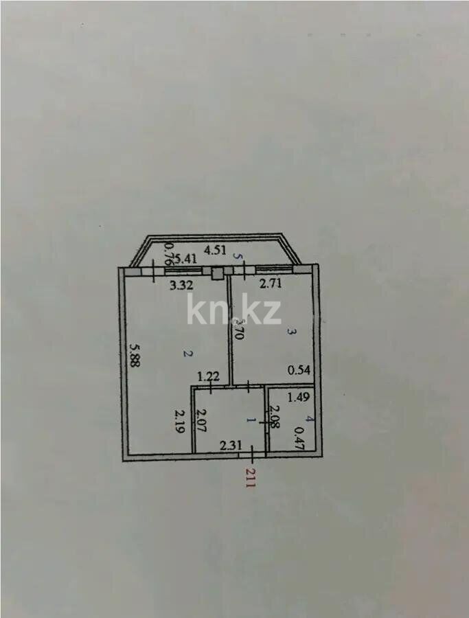 Продажа 1-комнатной квартиры, 35.9 м² - Продажа однокомнатных квартир в Астане - страница 20 фото 4 из 4