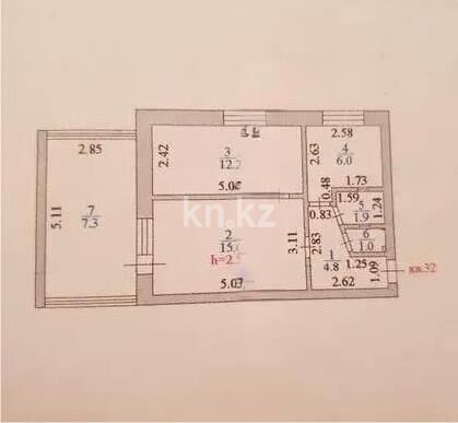 Продажа 2-комнатной квартиры, 48.8 м² - Продажа двухкомнатных квартир в р-не Алматы Астаны - страница 10 фото 2 из 2
