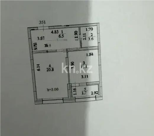 Продажа 1-комнатной квартиры, 43.7 м² - Продажа недвижимости в Казахстане - страница 23 фото 6 из 6