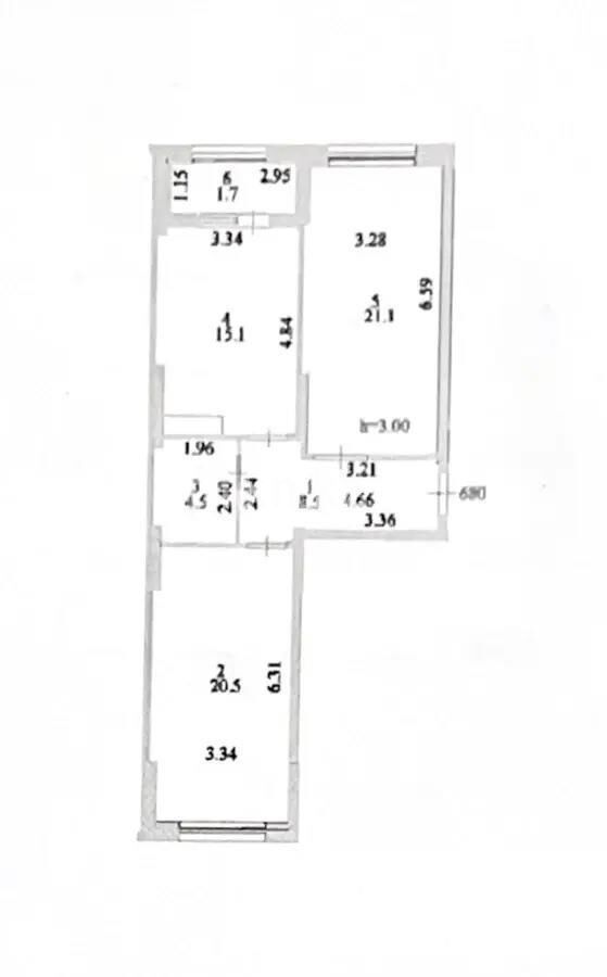 Продажа 2-комнатной квартиры, 72 м² - Продажа двухкомнатных квартир в блочном доме в Казахстане - страница 52 фото 3 из 3