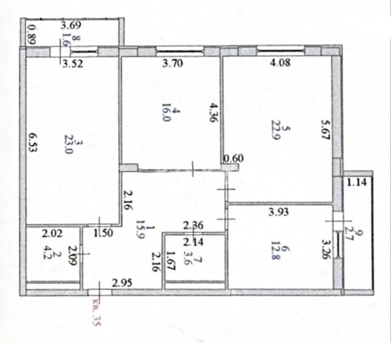 Продажа 3-комнатной квартиры, 105 м² - Продажа квартир в монолитно-каркасном доме в Астане - страница 116 фото 7 из 7