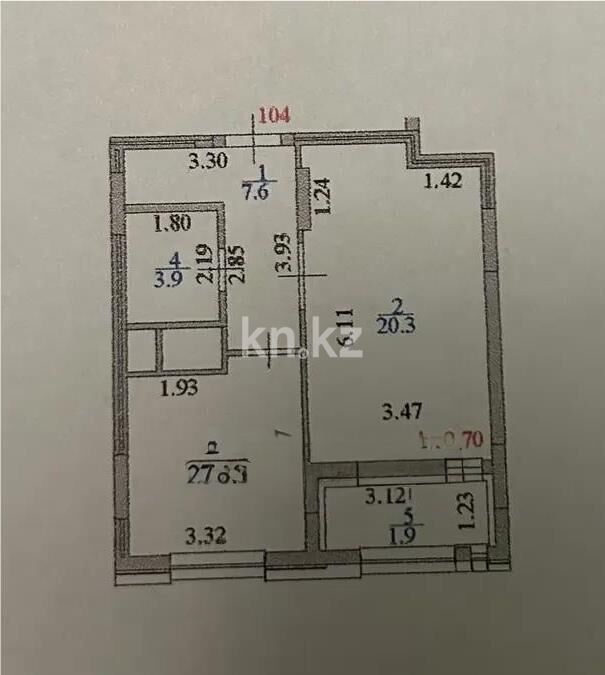 Продажа 1-комнатной квартиры, 45.2 м² - Продажа однокомнатных квартир в р-не Есиль Астаны - страница 28 фото 5 из 5