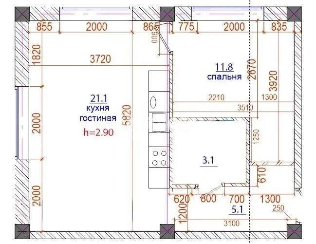 Продажа 1-комнатной квартиры, 41.1 м² - Продажа квартир в Алматы - страница 7 фото 5 из 5