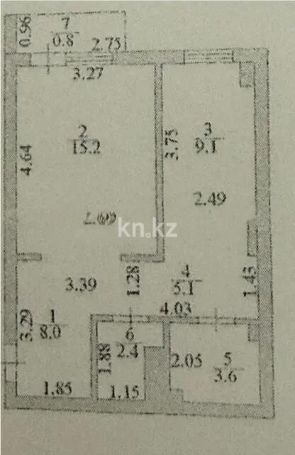Продажа 2-комнатной квартиры, 46 м² - Продажа двухкомнатных квартир в р-не Сарайшык Астаны - страница 29 фото 3 из 3