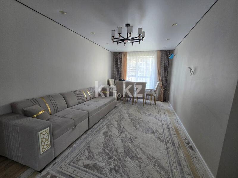 Продажа 3-комнатной квартиры, 77 м² - Продажа квартир в Абайском р-не Шымкента фото 1 из 11