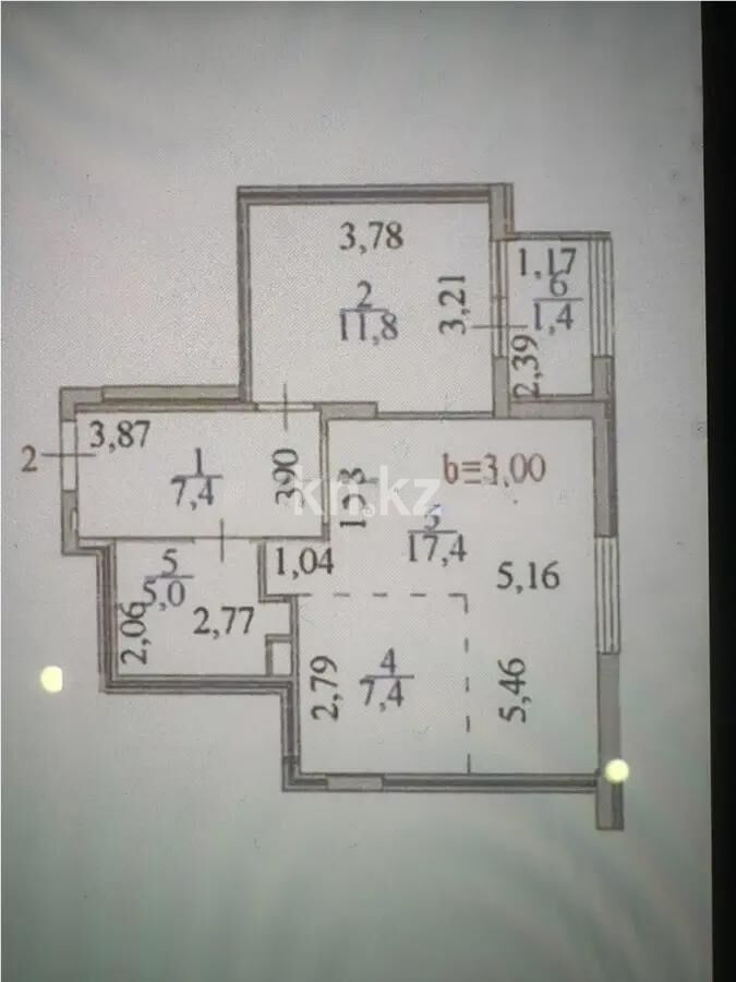 Продажа 2-комнатной квартиры, 50.4 м² - Продажа двухкомнатных квартир в р-не Есиль Астаны - страница 20 фото 5 из 5